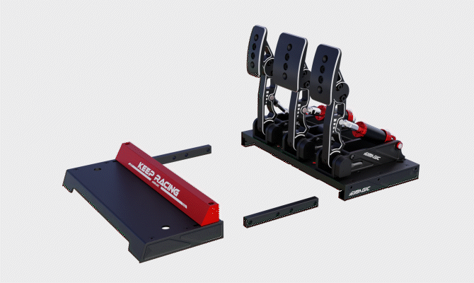 simagic p1000 pedals Simagic P1000 Pedal Set 3 Pedals / Inverted