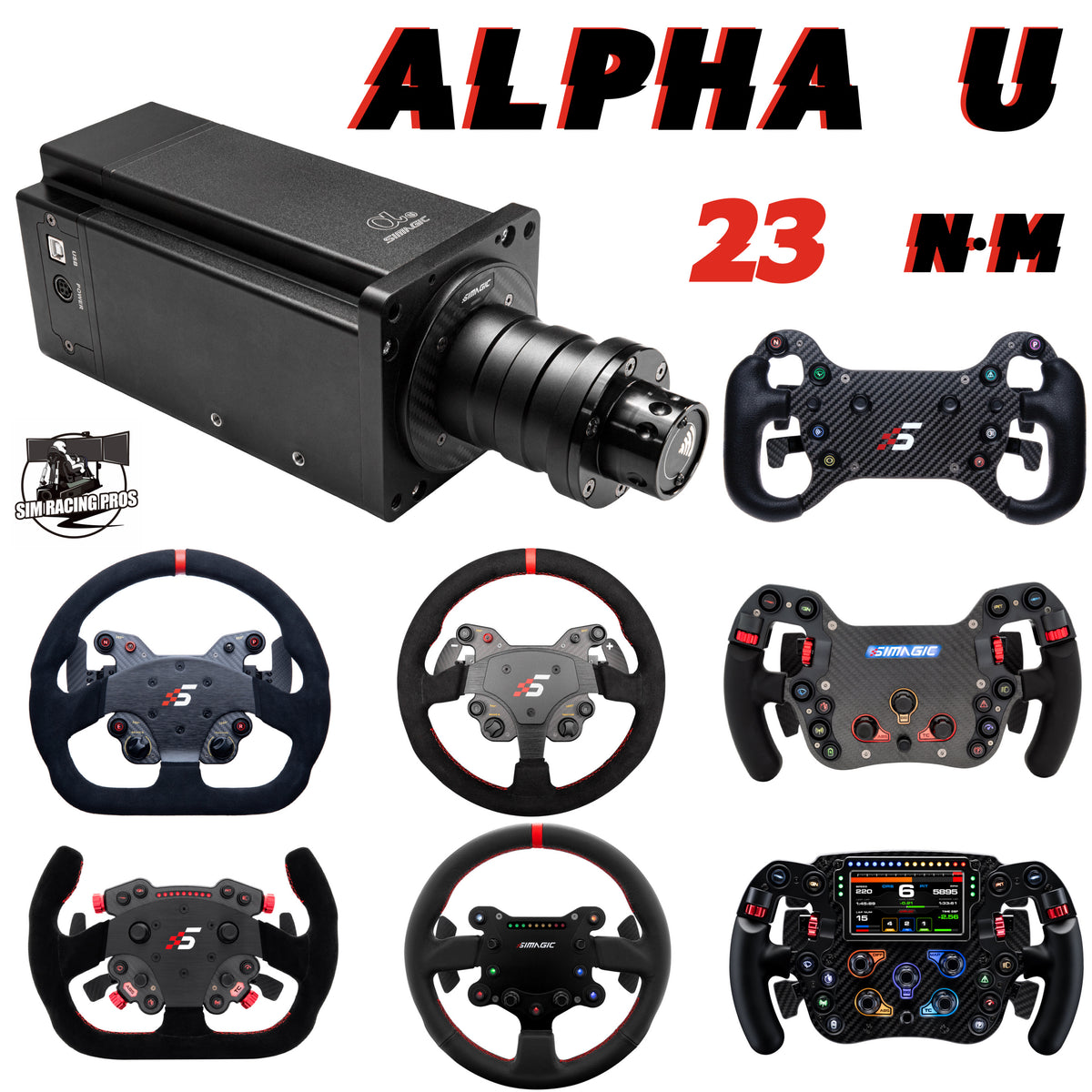 SIMAGIC Alpha U Base Package — SimRacingPros